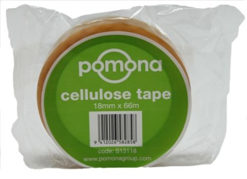 Clear Cellulose Tape 18mmx66m