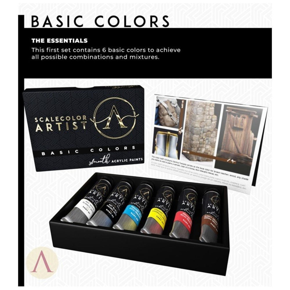 Scale 75 - Scalecolor Artist - Basic Colours Paint Set