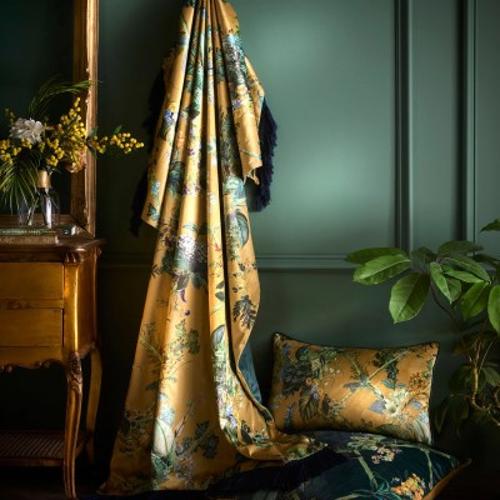 Laurence Llewelyn-Bowen - Cotswold Fantasia Gold 130x180cm Throw