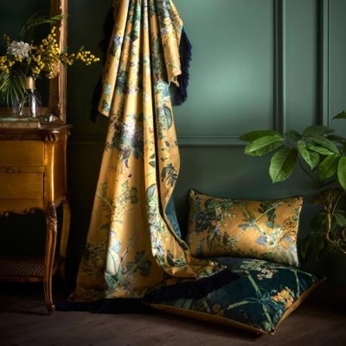 Laurence Llewelyn-Bowen - Cotswold Fantasia Dawn Gold 30x50cm Cushion Cover
