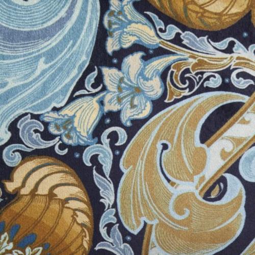 Laurence Llewelyn-Bowen - Down the Dilly Ochre/Blue 43x43cm Cushion Cover