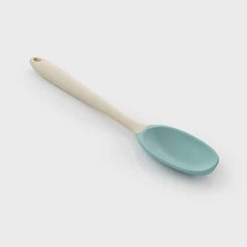 Taylors Silicone Spoon 28cm - Buttermilk/Turquoise