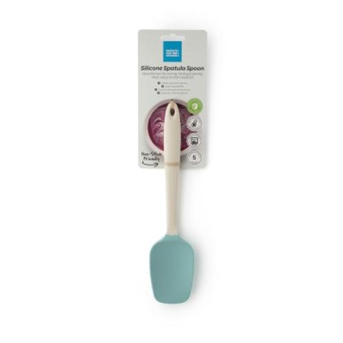 Taylors Silicone Spatula Spoon 27cm - Buttermilk/Turquoise