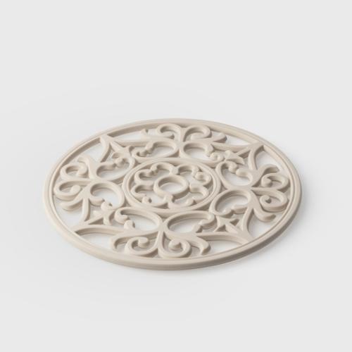 Taylors Vintage Round Silicone Trivet & Placemat - Oyster