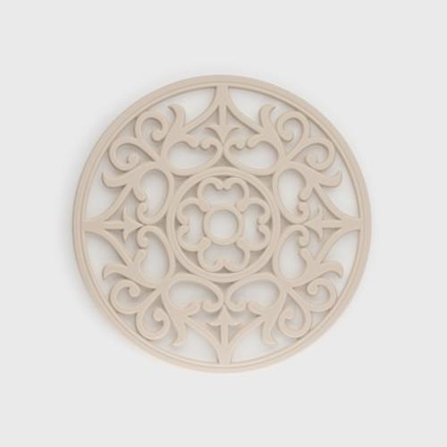 Taylors Vintage Round Silicone Trivet & Placemat - Oyster