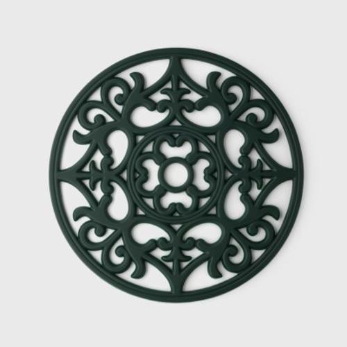 Taylors Vintage Round Silicone Trivet & Placemat - Green