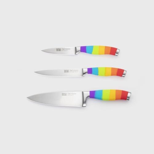 Taylors Rainbow 3pc Kitchen Knife Starter Set