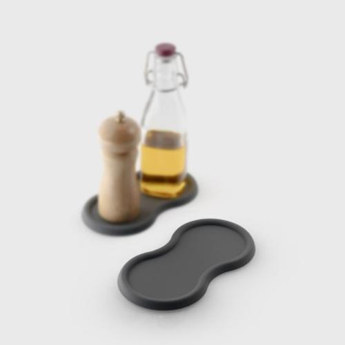 Taylors Silicone Mill, Bottle & Spoon Rest - Graphite