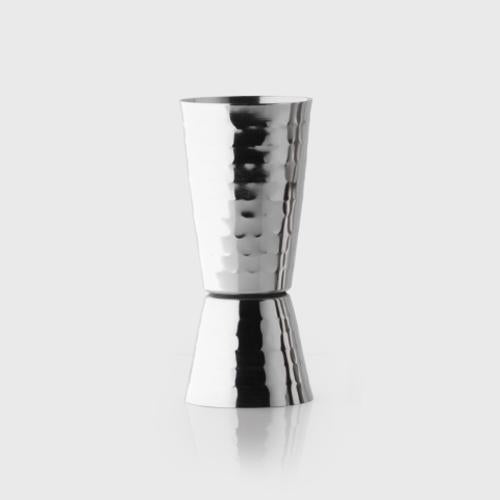 Taylors Taproom Hammered Stainless Steel Double Jigger