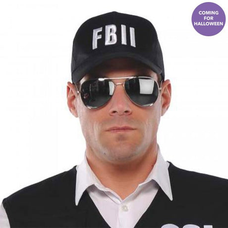 FBI Cop Forensic Hat: stylish and durable accessory for aspiring detectives and crime-solving enthusiasts, ideal for various events.