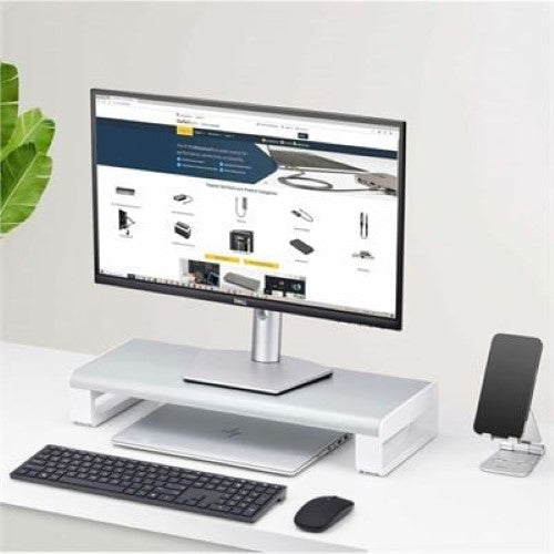 ERGONOMIC MONITOR RISER STAND 33LB MAX