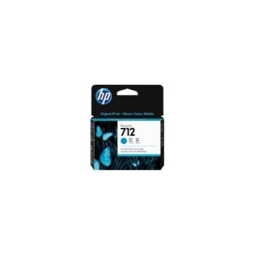 HP 712 29-ml Cyan DesignJet Ink Cartridge (3ED67A)