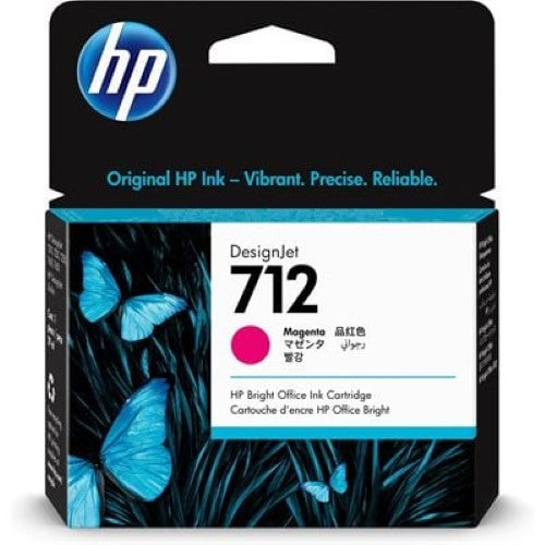 HP 712 29-ml Magenta DesignJet Ink Cartridge (3ED68A)