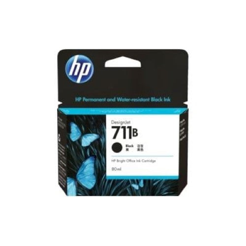 HP 711B 80ml Black Ink Cartridge (3WX01A)