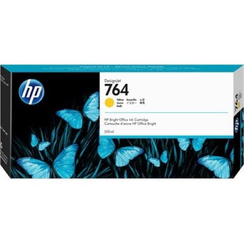 HP 764 300-ml Yellow Ink Cartridge (C1Q15A)