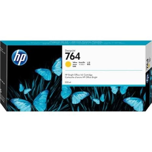 HP 764 300-ml Yellow Ink Cartridge (C1Q15A)