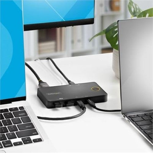 2-PORT USB-C KVM SWITCH PD PASS-THROUGH