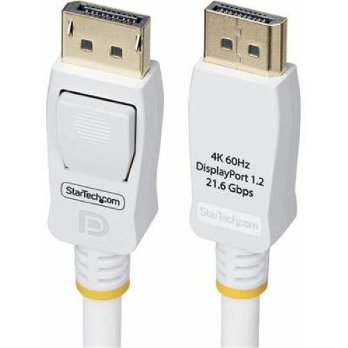 StarTech.com 1.8m White VESA Certified DP 1.2 Cable (DP12-CABLE-6FTW)
