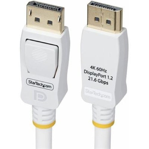 StarTech.com 1.8m White VESA Certified DP 1.2 Cable (DP12-CABLE-6FTW)