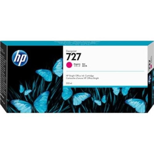 HP 727 300-ml Magenta Ink Cartridge (F9J77A)