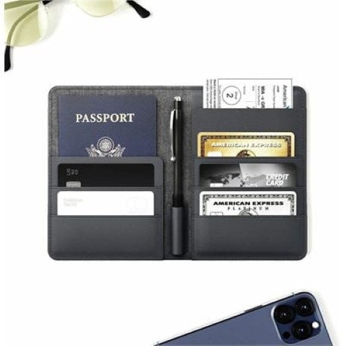 Alogic JRNY LOC8 Passport Folder Blk (JTWMN)