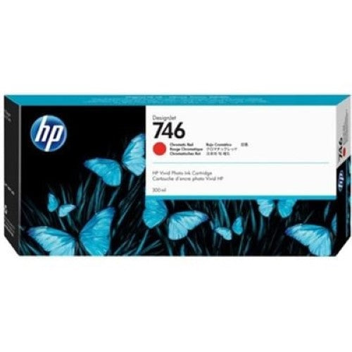 HP 746 300-ml Chromatic Red DesignJet Ink Cartridge (P2V81A)