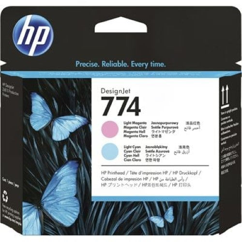 HP 774 Light Magenta/Light Cyan DesignJet Printhead (P2V98A)