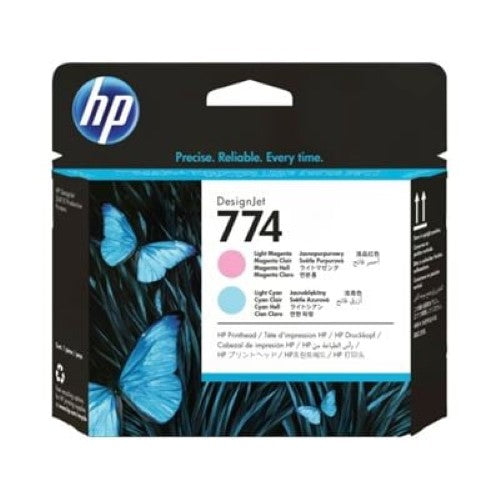 HP 774 Light Magenta/Light Cyan DesignJet Printhead (P2V98A)