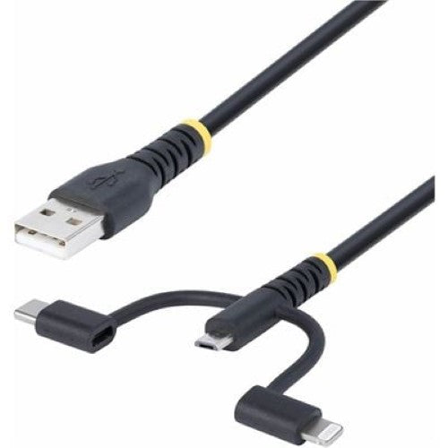 1m Rugged USB Multi Charging Cable