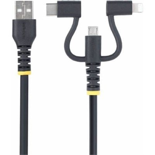 1m Rugged USB Multi Charging Cable