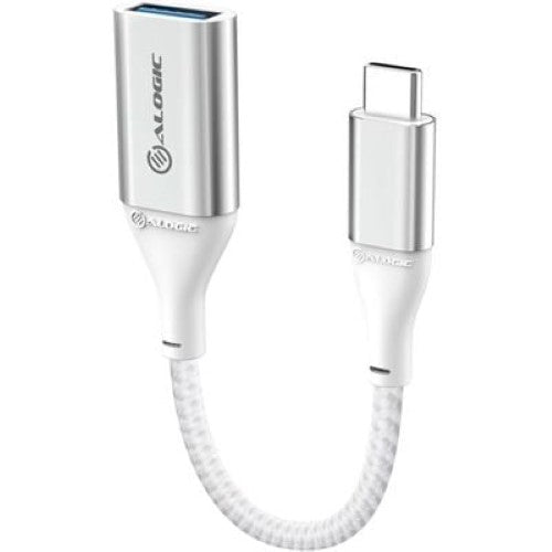 Alogic 15CM Super Ultra USB-C to USB-A Adapter - Silver (ULCAA-SLV)
