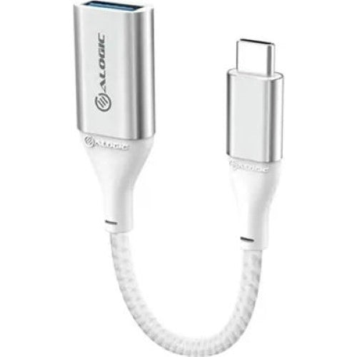Alogic 15CM Super Ultra USB-C to USB-A Adapter - Silver (ULCAA-SLV)