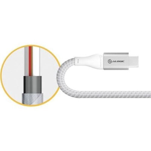 Alogic 15CM Super Ultra USB-C to USB-A Adapter - Silver (ULCAA-SLV)
