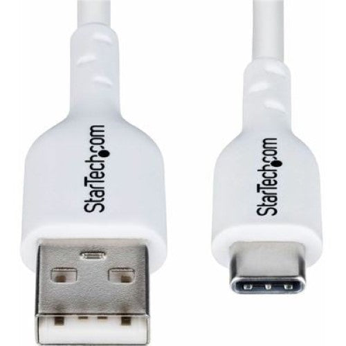 2m USB-A to USB-C Charging Cable White