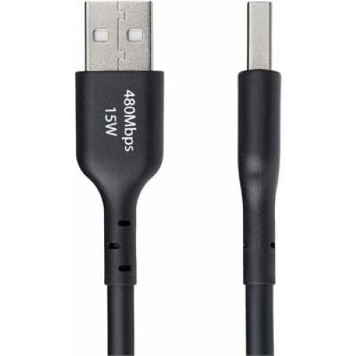 4m USB-A to USB-C Charging Cable Black