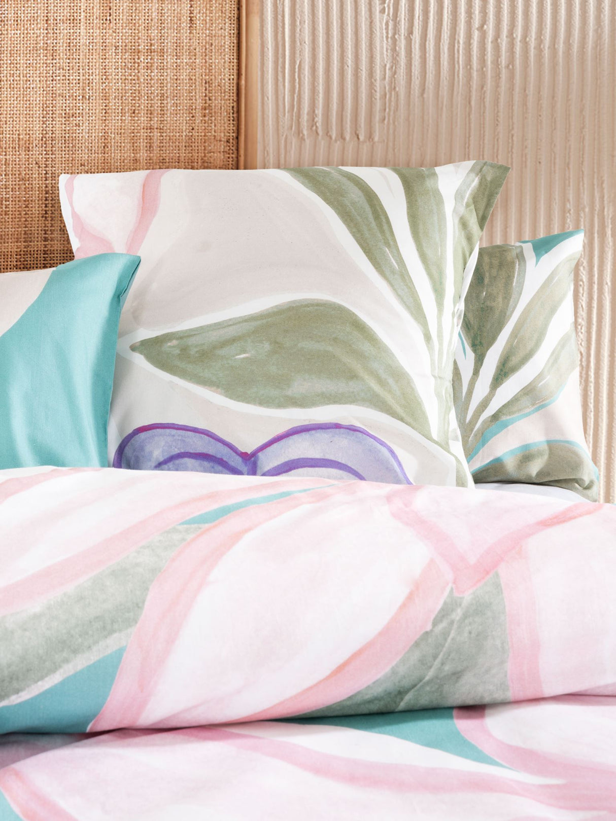 Queen Duvet Cover - Set - Palmetto - SAVONA