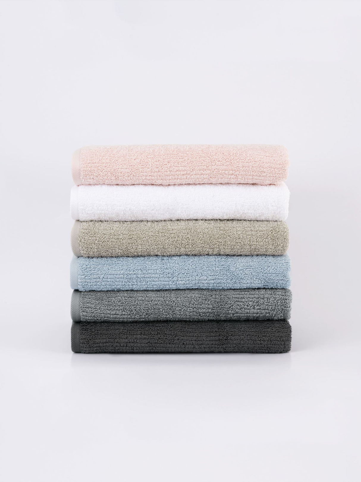 Reed Bath Towel- WHITE