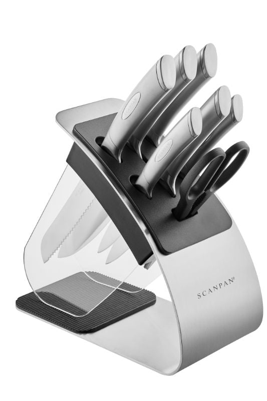 Knife Block Set - Scanpan Classic Steel Eclipse (8PC)
