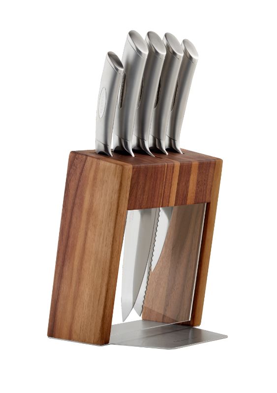 Knife Block Set - Kalo Walnut (6Pce)