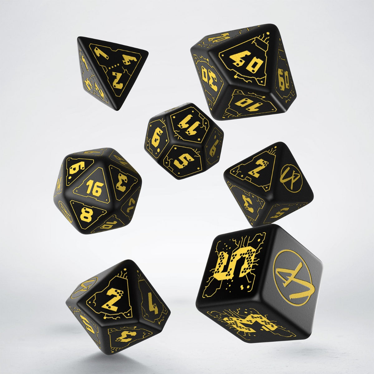 Q Workshop - Cyberpunk Red Dice Set: Wet Work Dice Set 7