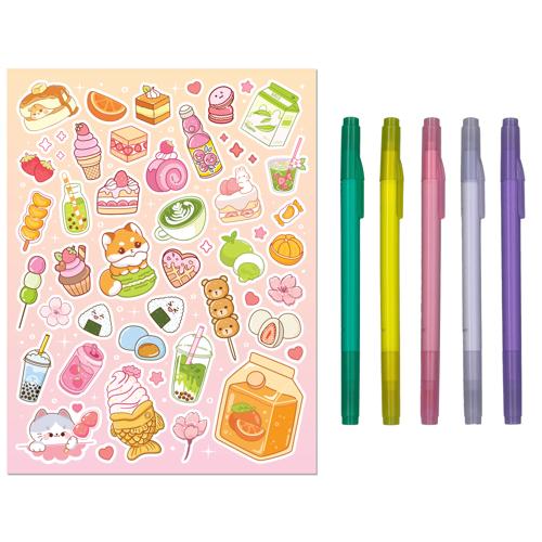 Colouring Kit Kawaii Café - Kaleidoscope