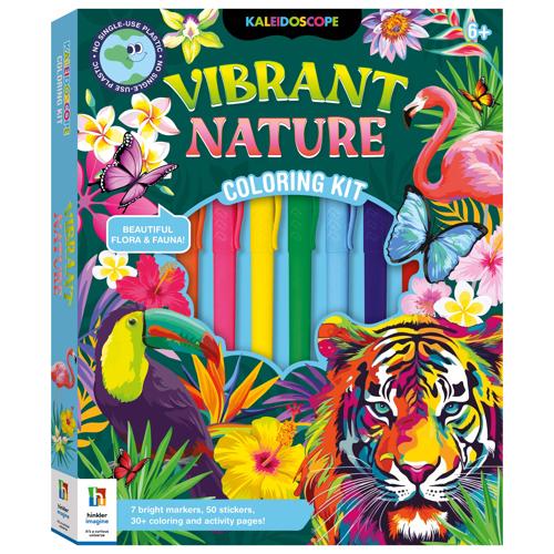 Colouring Kit Vibrant Nature - Kaleidoscope