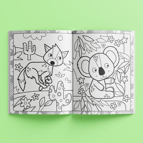 MEGATASTIC Colouring: Animals