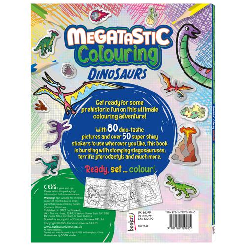 MEGATASTIC Colouring: Dinosaurs
