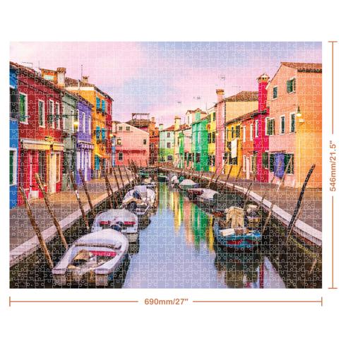 Mindbogglers 1000pc Jigsaw - Burano Is, Venice ITL