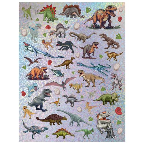 Sticker Colouring Dinosaur Adventure - Kaleidoscope