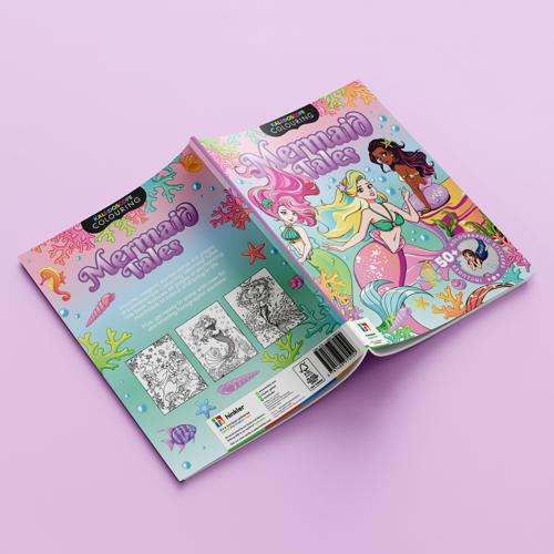 Sticker Colouring Mermaid Tales - Kaleidoscope