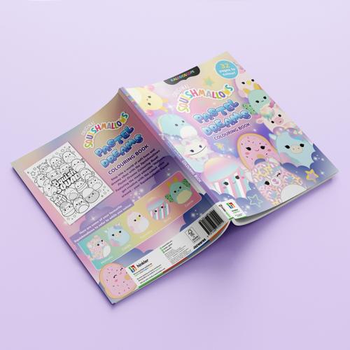 Squishmallows Pastel Dreams Colouring Book