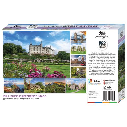 Mindboggler 500pc Jigsaw Take Me To ... Great Britain