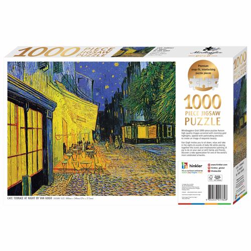 Mindbogglers Gold 1000pc Jigsaw - Cafe Terr. Van Gogh